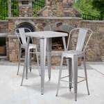 Flash Furniture , CH-31330B-2-30GB-SIL-GG, Indoor Outdoor Sets