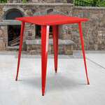 Flash Furniture , CH-51040-40-RED-GG, Indoor Outdoor Tables