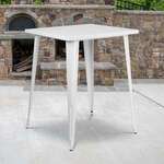 Flash Furniture , CH-51040-40-WH-GG, Indoor Outdoor Tables