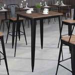 Flash Furniture , CH-51040-40M1-BK-GG, Restaurant Tables