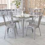 Flash Furniture , CH-51050-29-SIL-GG, Indoor Outdoor Tables
