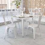Flash Furniture , CH-51050-29-WH-GG, Indoor Outdoor Tables