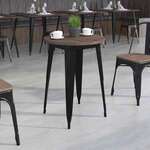 Flash Furniture , CH-51080-29M1-BK-GG, Restaurant Tables