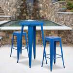 Flash Furniture , CH-51080BH-2-30SQST-BL-GG, Indoor Outdoor Sets