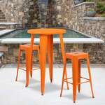 Flash Furniture , CH-51080BH-2-30SQST-OR-GG, Indoor Outdoor Sets