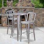 Flash Furniture , CH-51080BH-2-30VRT-SIL-GG, Indoor Outdoor Sets