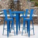 Flash Furniture , CH-51080BH-4-30CAFE-BL-GG, Indoor Outdoor Sets