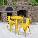 Flash Furniture , CH-51080TH-2-18ARM-YL-GG, Indoor Outdoor Sets