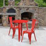 Flash Furniture , CH-51080TH-2-18CAFE-RED-GG, Indoor Outdoor Sets