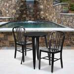 Flash Furniture , CH-51080TH-2-18VRT-BK-GG, Indoor Outdoor Sets