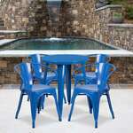 Flash Furniture , CH-51080TH-4-18ARM-BL-GG, Indoor Outdoor Sets