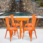 Flash Furniture , CH-51080TH-4-18CAFE-OR-GG, Indoor Outdoor Sets