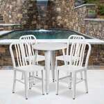 Flash Furniture , CH-51080TH-4-18VRT-WH-GG, Indoor Outdoor Sets