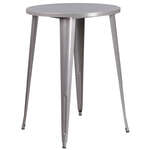 Flash Furniture , CH-51090-40-SIL-GG, Indoor Outdoor Tables