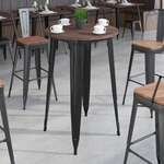 Flash Furniture , CH-51090-40M1-BK-GG, Restaurant Tables