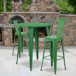 Flash Furniture , CH-51090BH-2-30CAFE-GN-GG, Indoor Outdoor Sets
