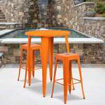 Flash Furniture , CH-51090BH-2-30SQST-OR-GG, Indoor Outdoor Sets
