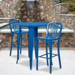 Flash Furniture , CH-51090BH-2-30VRT-BL-GG, Indoor Outdoor Sets