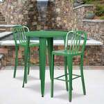 Flash Furniture , CH-51090BH-2-30VRT-GN-GG, Indoor Outdoor Sets