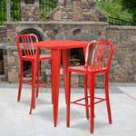 Flash Furniture , CH-51090BH-2-30VRT-RED-GG, Indoor Outdoor Sets