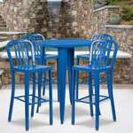 Flash Furniture , CH-51090BH-4-30VRT-BL-GG, Indoor Outdoor Sets