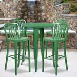 Flash Furniture , CH-51090BH-4-30VRT-GN-GG, Indoor Outdoor Sets