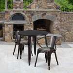 Flash Furniture , CH-51090TH-2-18ARM-BQ-GG, Indoor Outdoor Sets