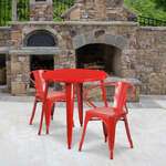 Flash Furniture , CH-51090TH-2-18ARM-RED-GG, Indoor Outdoor Sets
