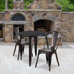 Flash Furniture , CH-51090TH-2-18CAFE-BQ-GG, Indoor Outdoor Sets