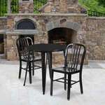 Flash Furniture , CH-51090TH-2-18VRT-BK-GG, Indoor Outdoor Sets