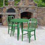 Flash Furniture , CH-51090TH-2-18VRT-GN-GG, Indoor Outdoor Sets