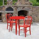 Flash Furniture , CH-51090TH-2-18VRT-RED-GG, Indoor Outdoor Sets