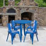 Flash Furniture , CH-51090TH-4-18ARM-BL-GG, Indoor Outdoor Sets