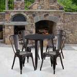 Flash Furniture , CH-51090TH-4-18CAFE-BQ-GG, Indoor Outdoor Sets