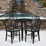 Flash Furniture , CH-51090TH-4-18VRT-BK-GG, Indoor Outdoor Sets