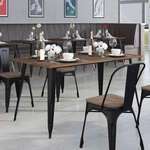 Flash Furniture , CH-61010-29M1-BK-GG, Restaurant Tables