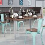 Flash Furniture , CH-61010-29M1-SIL-GG, Restaurant Tables