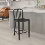 Flash Furniture , CH-61200-24-BK-GG, Indoor Outdoor Barstools