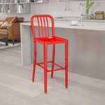Flash Furniture , CH-61200-30-RED-GG, Indoor Outdoor Barstools