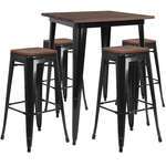 Flash Furniture , CH-WD-TBCH-20-GG, Restaurant Furniture Table & Chair Sets