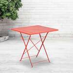 Flash Furniture , CO-1-RED-GG, Indoor Outdoor Tables