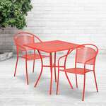 Flash Furniture , CO-28SQ-03CHR2-RED-GG, Indoor Outdoor Sets