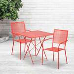 Flash Furniture , CO-28SQF-02CHR2-RED-GG, Indoor Outdoor Sets