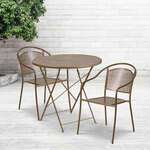 Flash Furniture , CO-30RDF-03CHR2-GD-GG, Indoor Outdoor Sets