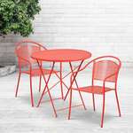 Flash Furniture , CO-30RDF-03CHR2-RED-GG, Indoor Outdoor Sets