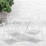 Flash Furniture , CO-30RDF-03CHR4-WH-GG, Indoor Outdoor Sets