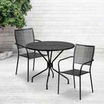 Flash Furniture , CO-35RD-02CHR2-BK-GG, Indoor Outdoor Sets