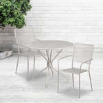 Flash Furniture , CO-35RD-02CHR2-SIL-GG, Indoor Outdoor Sets