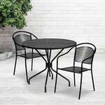 Flash Furniture , CO-35RD-03CHR2-BK-GG, Indoor Outdoor Sets