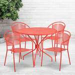 Flash Furniture , CO-35RD-03CHR4-RED-GG, Indoor Outdoor Sets